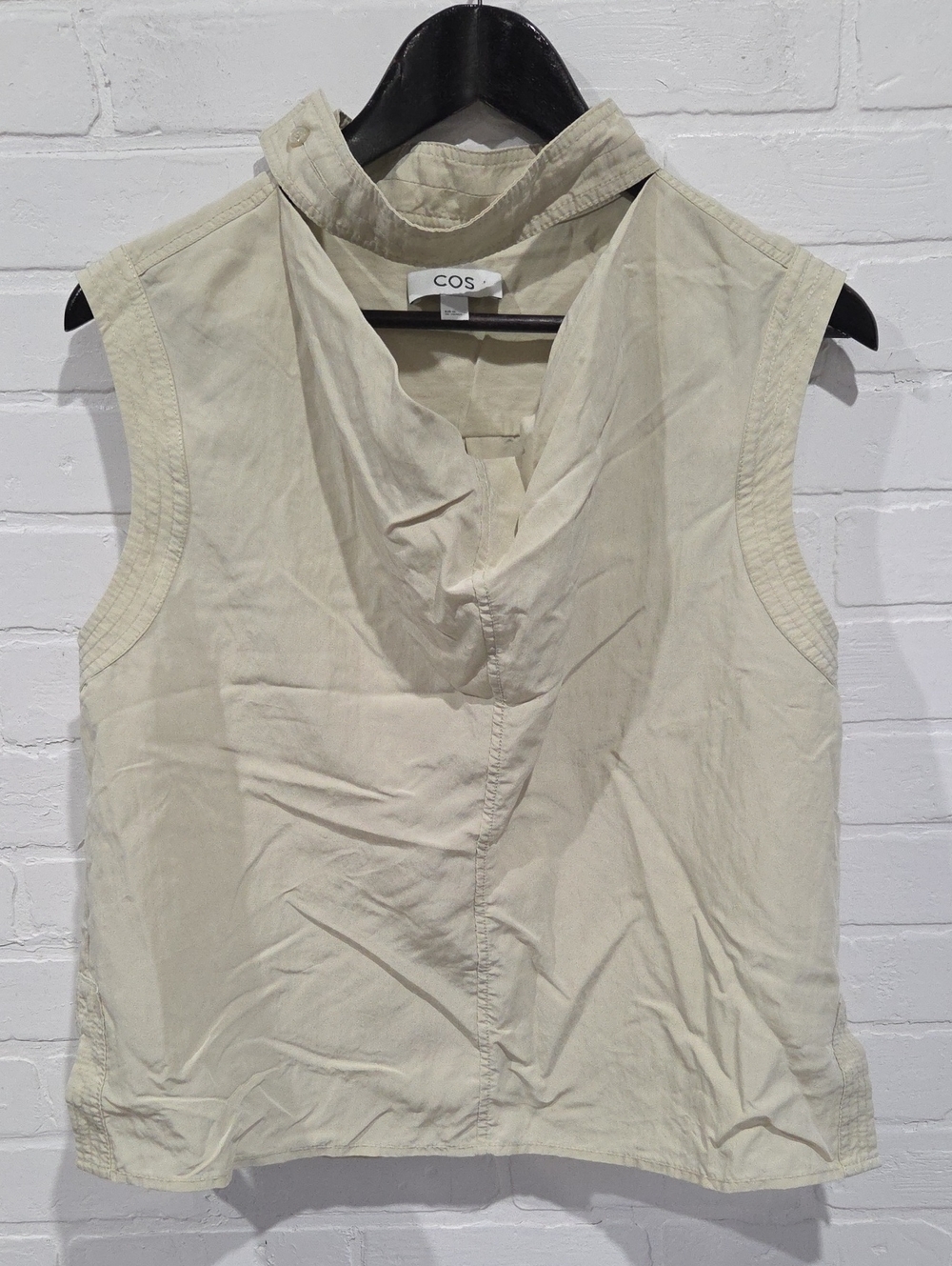 COS Sleeveless Blouse With Neck Detail